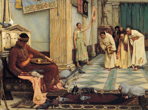 John William Waterhouse | Джон Уильям Уотерхаус - Фаворитки императора Гонория