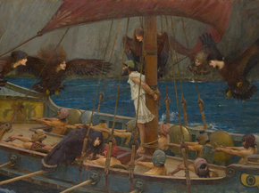 John William Waterhouse | Джон Уильям Уотерхаус - Улисс и сирены, 1891