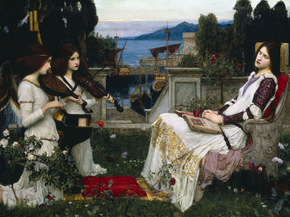 John William Waterhouse | Джон Уильям Уотерхаус - Святая Сесилия, 1895