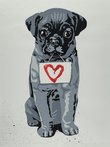 Mr. Brainwash - Heart Dog