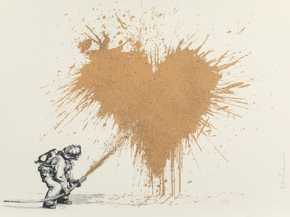 Mr. Brainwash - Love to the Rescue, Gold