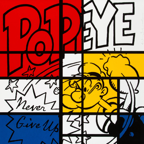 Mr. Brainwash - Pop Eye, Mondrian