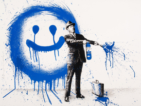 Mr. Brainwash - Spray Happiness, Blue
