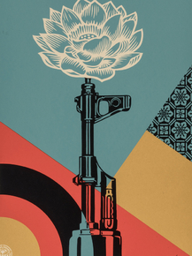 Shepard Fairey - AK-47 Lotus (Коллекция постеров) | Шепард Фейри