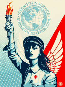Shepard Fairey - Angel of Hope and Strength | Шепард Фейри