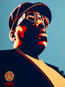 Shepard Fairey - Biggie Blue (Коллекция постеров) | Шепард Фейри