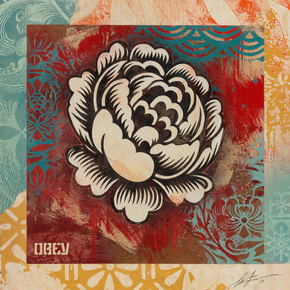 Shepard Fairey - Flower Stencil | Шепард Фейри