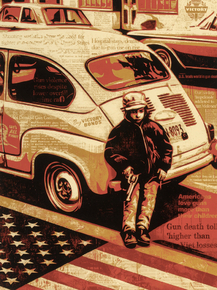 Shepard Fairey - Gun Culture, American Civics Series | Шепард Фейри