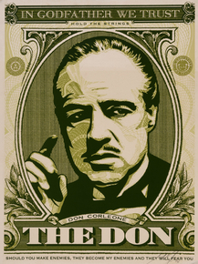 Shepard Fairey - In Godfather We Trust The Don | Шепард Фейри