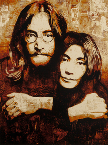 Shepard Fairey - John & Yoko | Шепард Фейри