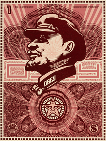 Shepard Fairey - Lenin Money (Коллекция постеров) | Шепард Фейри