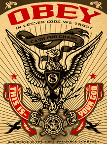 Shepard Fairey - Lesser Gods Eagle | Шепард Фейри