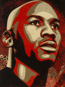 Shepard Fairey - Michael Jordan Hall of Fame Portrait | Шепард Фейри