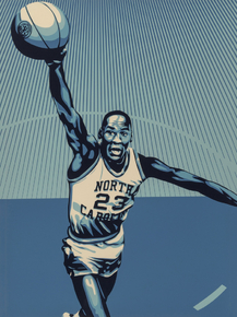 Shepard Fairey - Michael Jordan UNC | Шепард Фейри