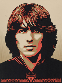 Shepard Fairey - Poster for George | Шепард Фейри