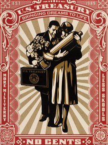 Shepard Fairey - U.S. Treasury. Bringing Dreams To Life | Шепард Фейри