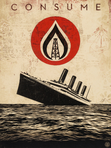 Shepard Fairey - Unsinkable Consumption | Шепард Фейри
