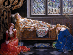 John Collier - The sleeping beauty | Джон Кольер