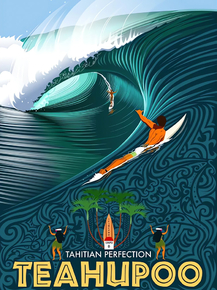 Сёрфинг (Коллекция постеров) - Teahupoo