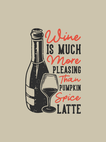 Вино (Коллекция постеров №2) - Wine is Much More Pleasing