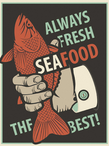Еда (Коллекция постеров) - Always Fresh Sea Food