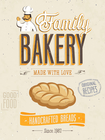 Еда (Коллекция постеров) - Family Bakery