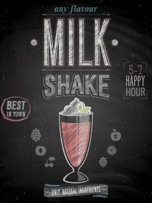 Еда (Коллекция постеров) - Milk Shake