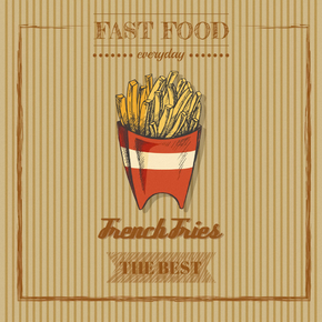Еда (Коллекция постеров №1) - French Fries