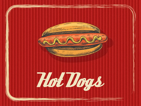 Еда (Коллекция постеров №2) - Hot Dogs