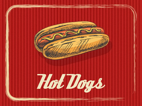 Еда (Коллекция постеров №2) - Hot Dogs