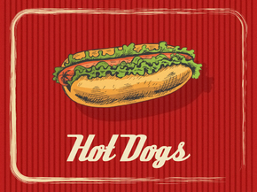 Еда (Коллекция постеров №2) - Hot Dogs