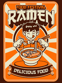 Еда (Коллекция постеров №4) - Ramen