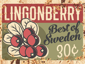 Еда (Коллекция постеров №4) - Lingonberry | Брусника