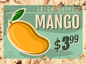 Еда (Коллекция постеров №4) - Mango | манго