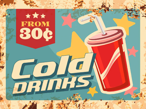 Еда (Коллекция постеров №4) - Soda Drinks | Содовые напитки
