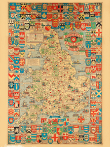 Historical Map Of England | Историческая карта Англии