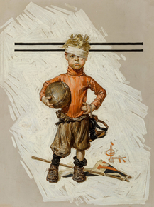 Joseph Leyendecker - Beat-up Boy | Джозеф Лейендекер