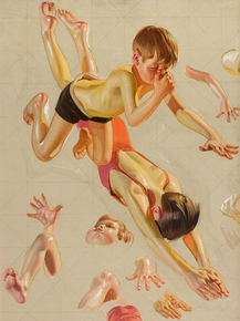 Joseph Leyendecker - Boys Diving, Saturday Evening Post | Джозеф Лейендекер
