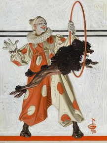 Joseph Leyendecker - Circus Dog | Джозеф Лейендекер