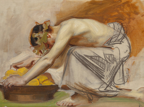 Joseph Leyendecker - Kneeling Man | Джозеф Лейендекер