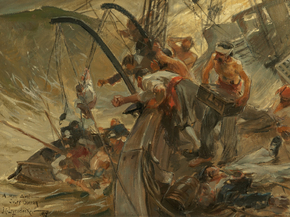 Joseph Leyendecker - Pirates Load | Джозеф Лейендекер