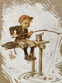 Joseph Leyendecker - Playing Hooky | Джозеф Лейендекер