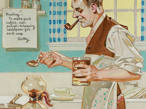 Joseph Leyendecker - Recipe for Coffee | Джозеф Лейендекер