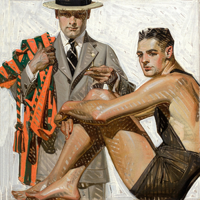 Joseph Leyendecker - Record Time, Cool Summer Comfort | Джозеф Лейендекер