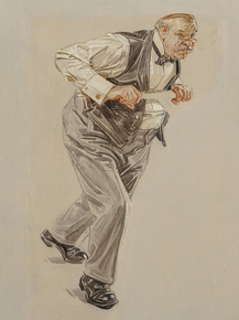 Joseph Leyendecker - Sunday Chores, The Saturday Evening | Джозеф Лейендекер