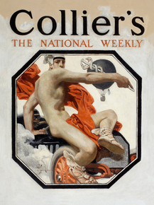 Joseph Leyendecker - The Speed God Mercury | Джозеф Лейендекер