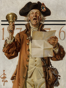 Joseph Leyendecker - Town Crier | Джозеф Лейендекер