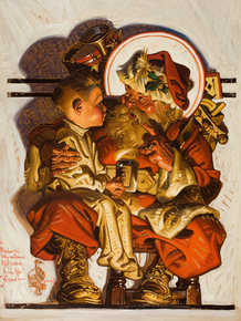 Joseph Leyendecker - You Better Watch Out! | Джозеф Лейендекер
