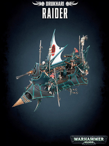 Warhammer 40000 - Drukhari Raider | Вархаммер