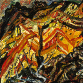 Chaim Soutine - View Overlooking Ceret | Хаим Сутин